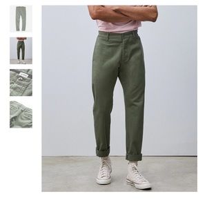 JAPANESE SELVEDGE CHINO PANT IN OLIVE

TODD SNYDER 32/30 new/unwashed